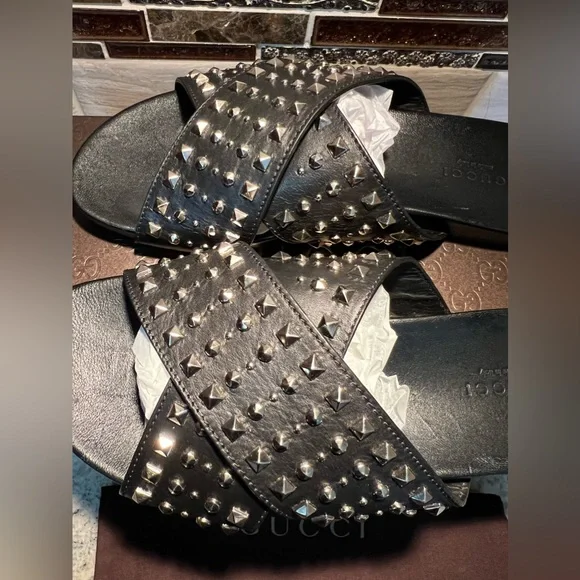 SOLD SOLD Authentic Gucci Vacchetta Austin Nero Sandal - Picture 6 of 16